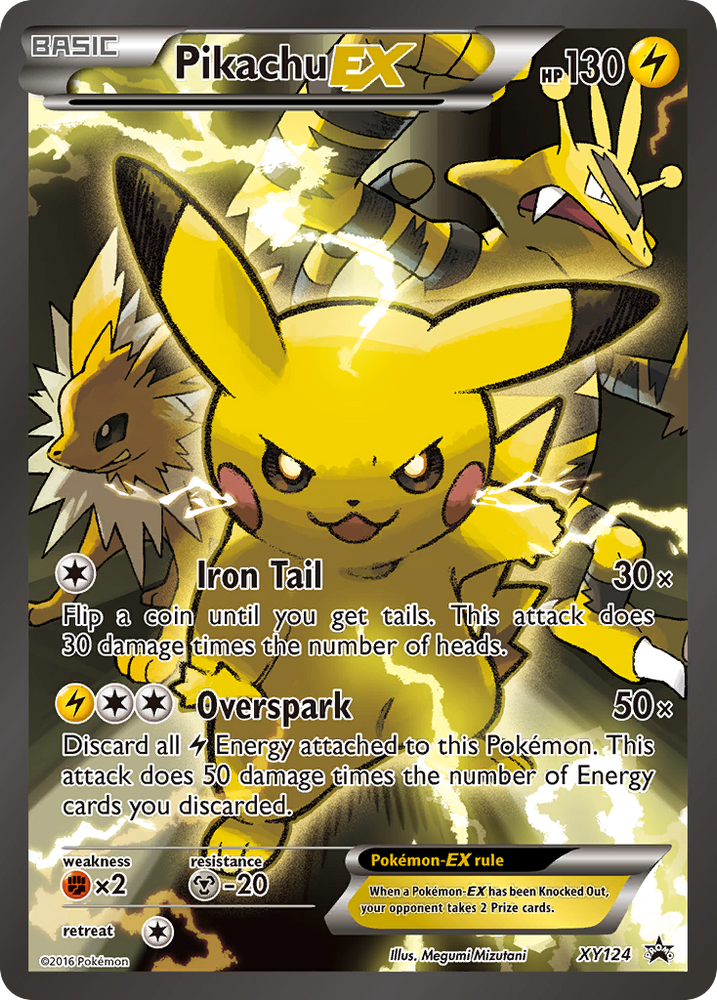 Pikachu EX (XY124) [XY: Black Star Promos] Pokémon