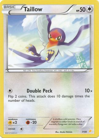Taillow (7/30) [XY: Trainer Kit 3 - Pikachu Libre] Pokémon