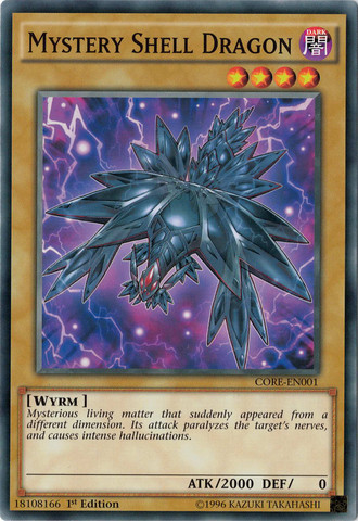 Mystery Shell Dragon [CORE-EN001] Common Yu-Gi-Oh!