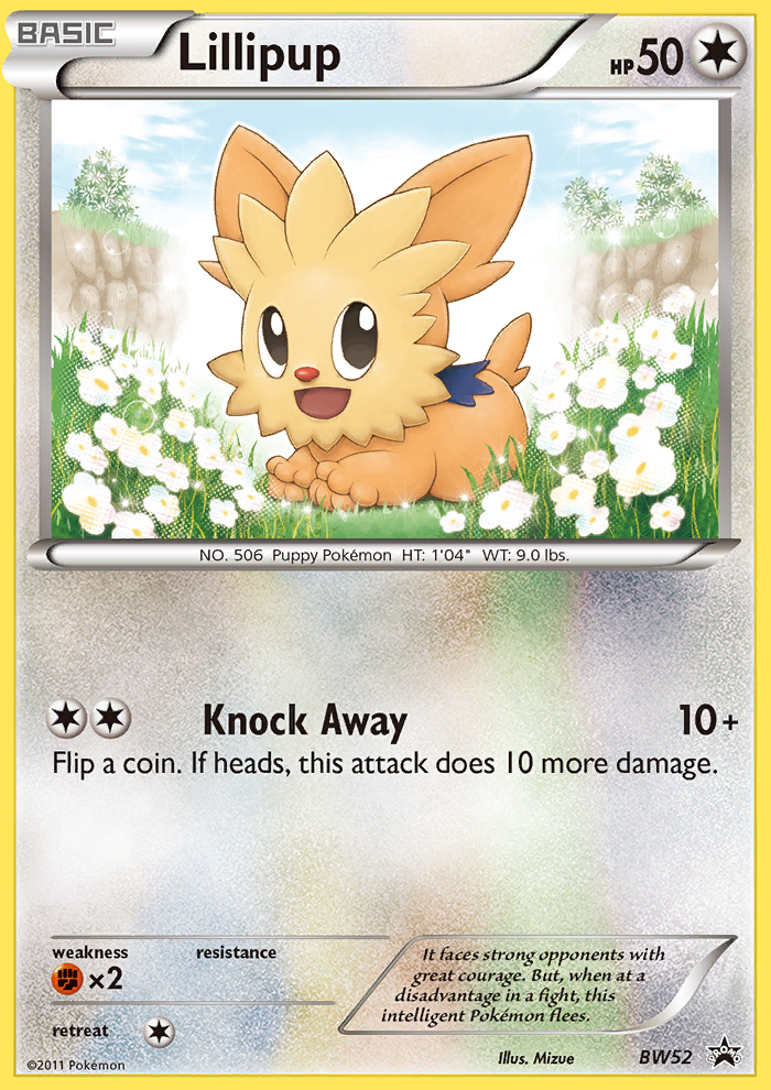 Lillipup (BW52) [Black & White: Black Star Promos] Pokémon