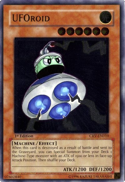 UFOroid [CRV-EN010] Ultimate Rare Yu-Gi-Oh!