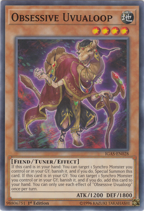 Obsessive Uvualoop [IGAS-EN028] Common Yu-Gi-Oh!
