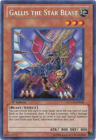 Gallis the Star Beast [LCGX-EN041] Secret Rare Yu-Gi-Oh!