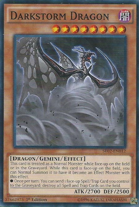 Darkstorm Dragon [SR02-EN012] Common Yu-Gi-Oh!