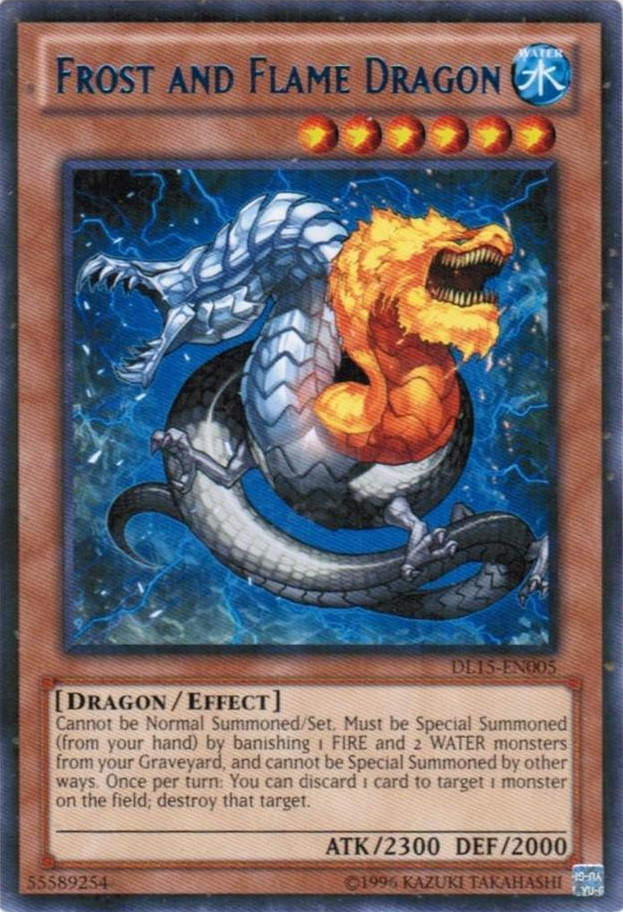 Frost and Flame Dragon (Blue) [DL15-EN005] Rare Yu-Gi-Oh!