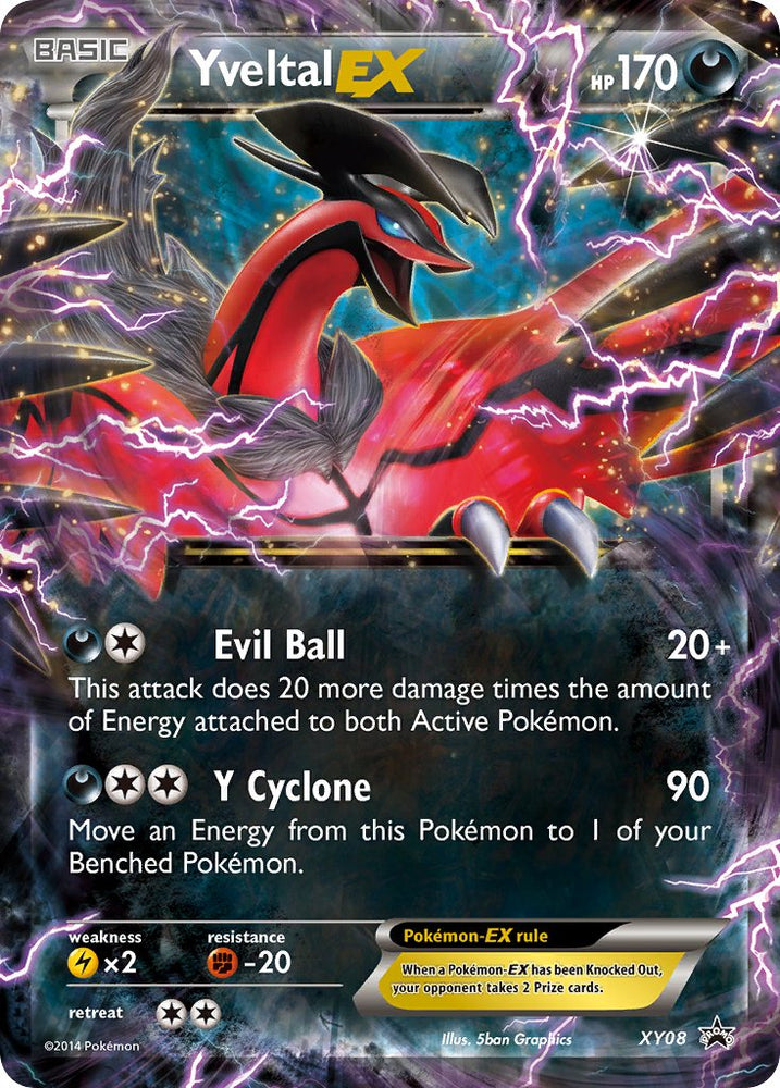 Yveltal EX (XY08) [XY: Black Star Promos] Pokémon