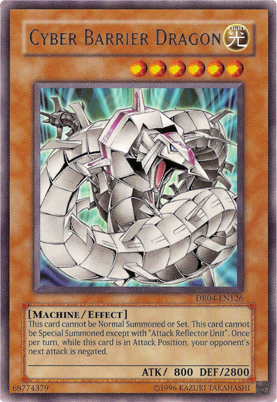 Cyber Barrier Dragon [DR04-EN126] Rare Yu-Gi-Oh!