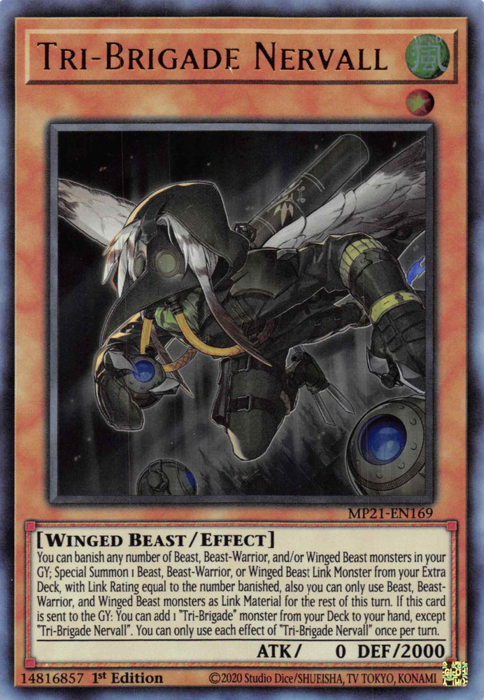 Tri-Brigade Nervall [MP21-EN169] Ultra Rare Yu-Gi-Oh!