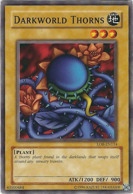 Darkworld Thorns [LOB-EN114] Common Yu-Gi-Oh!