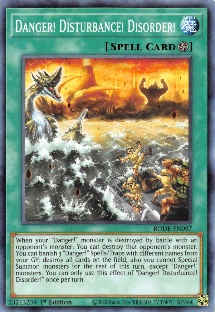 Danger! Disturbance! Disorder! [BODE-EN097] Common Yu-Gi-Oh!