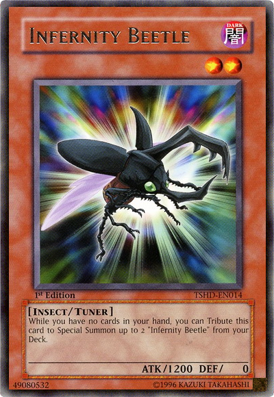 Infernity Beetle [TSHD-EN014] Rare Yu-Gi-Oh!