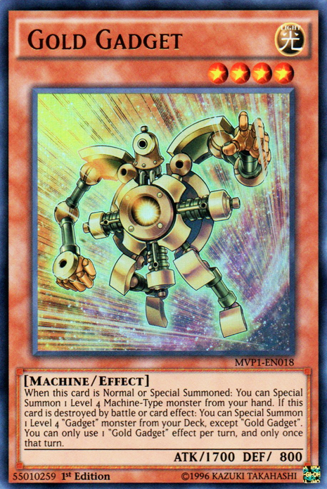 Gold Gadget [MVP1-EN018] Ultra Rare Yu-Gi-Oh!