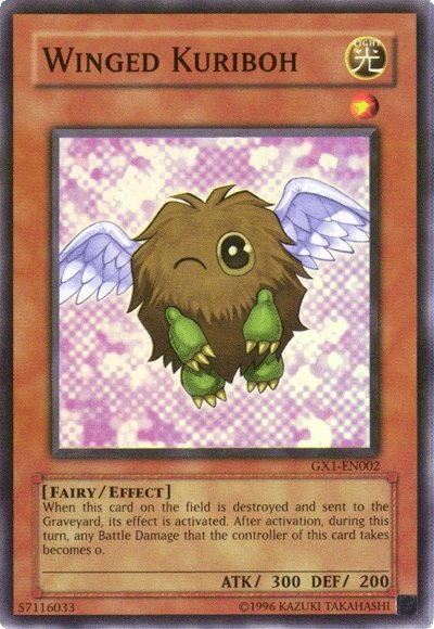 Winged Kuriboh [GX1-EN002] Super Rare Yu-Gi-Oh!