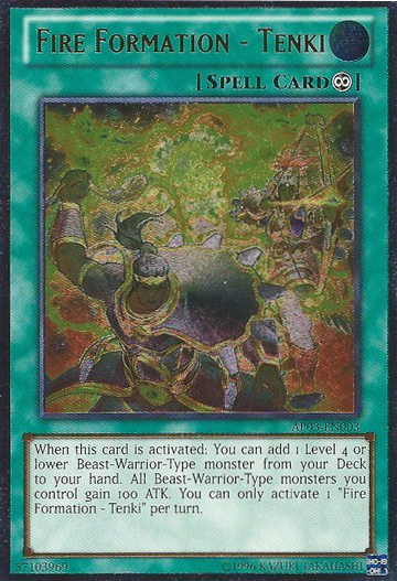 Fire Formation - Tenki [AP03-EN003] Ultimate Rare Yu-Gi-Oh!