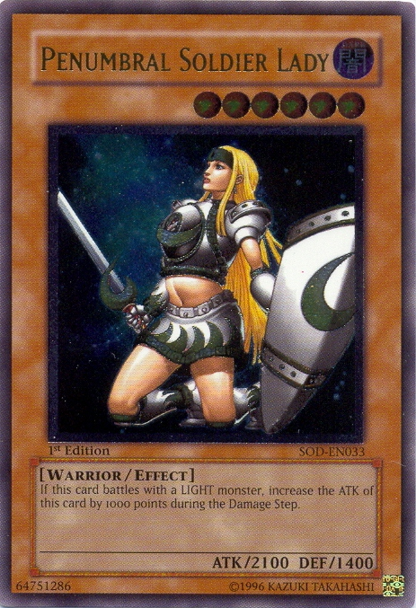 Penumbral Soldier Lady [SOD-EN033] Ultimate Rare Yu-Gi-Oh!