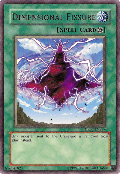Dimensional Fissure [DR04-EN227] Rare Yu-Gi-Oh!