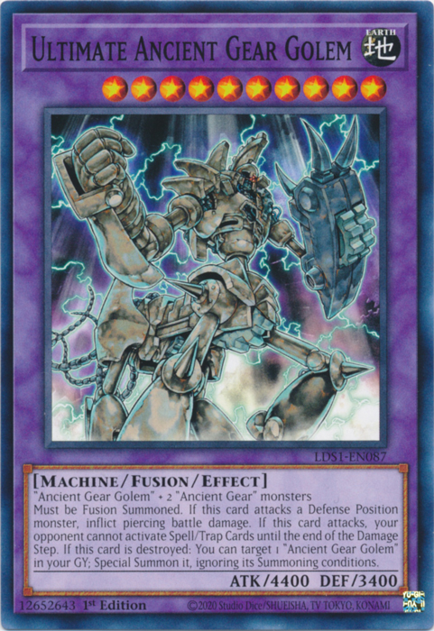 Ultimate Ancient Gear Golem [LDS1-EN087] Common Yu-Gi-Oh!