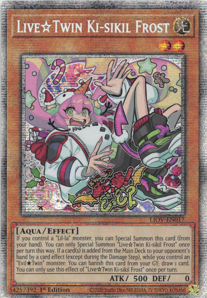 Live Twin Ki-sikil Frost [LIOV-EN017] Starlight Rare Yu-Gi-Oh!