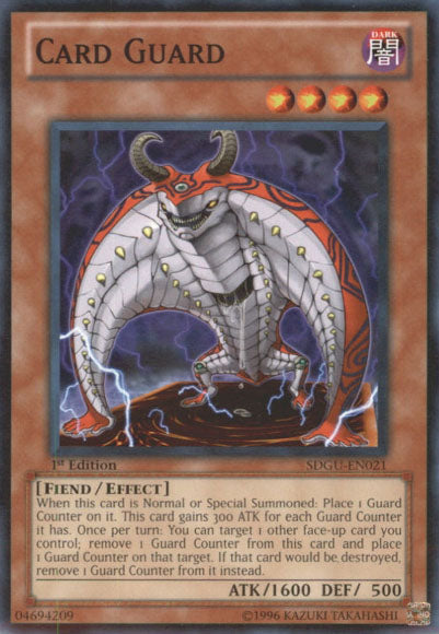 Card Guard [SDGU-EN021] Common Yu-Gi-Oh!