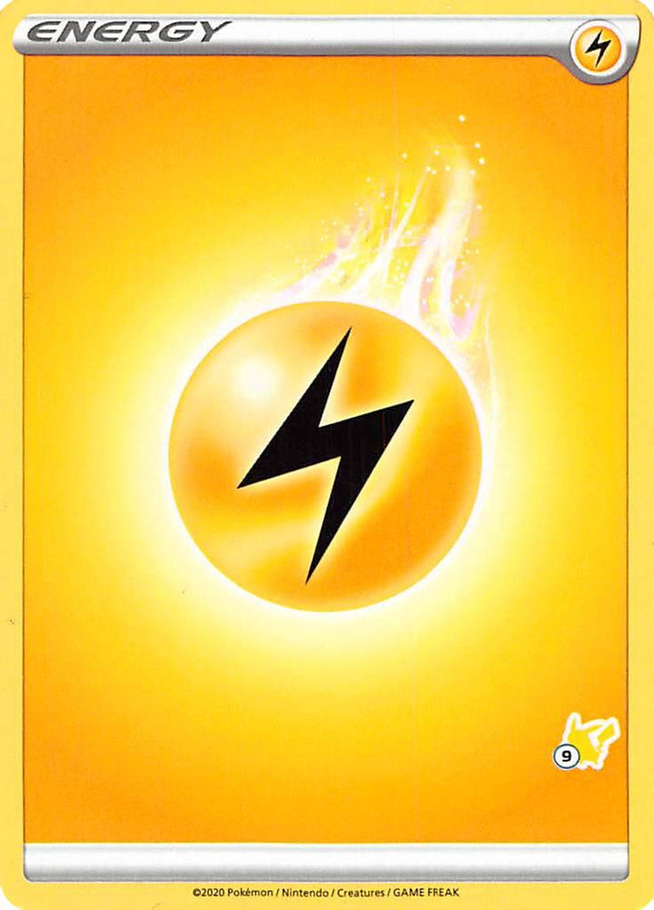 Lightning Energy (Pikachu Stamp #9) [Battle Academy 2022] Pokémon