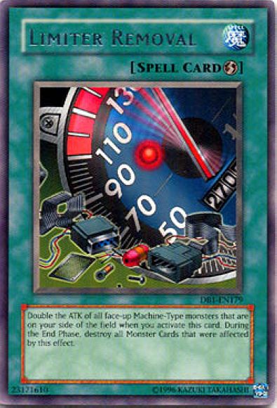 Limiter Removal [DB1-EN179] Rare Yu-Gi-Oh!