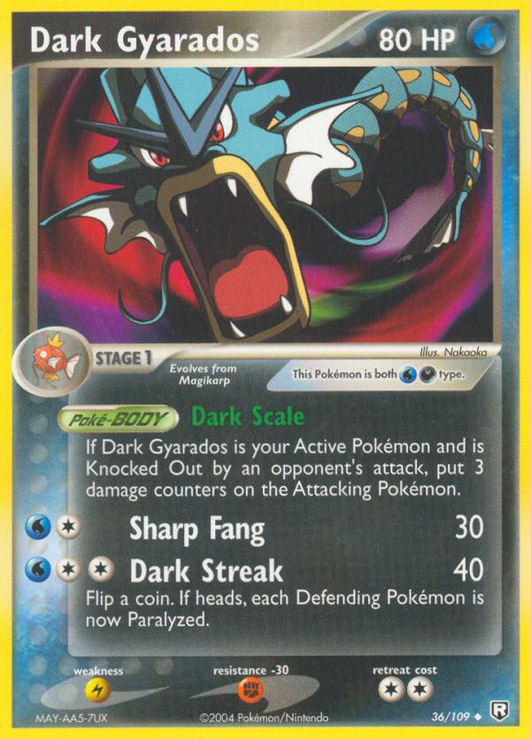 Dark Gyarados (36/109) [EX: Team Rocket Returns] Pokémon