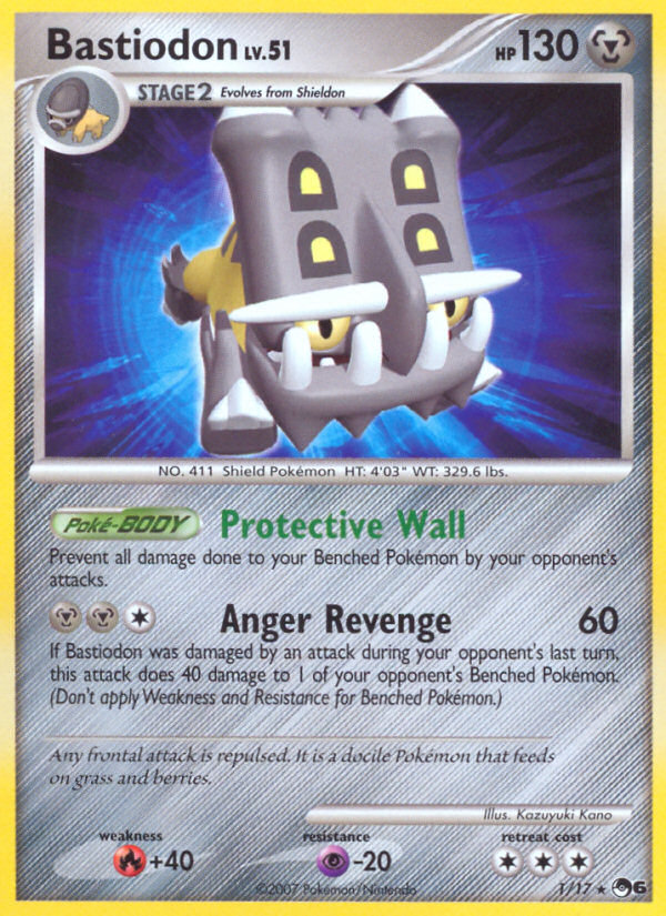 Bastiodon (1/17) [POP Series 6] Pokémon