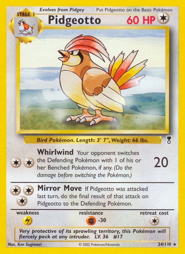 Pidgeotto (34/110) [Legendary Collection] Pokémon