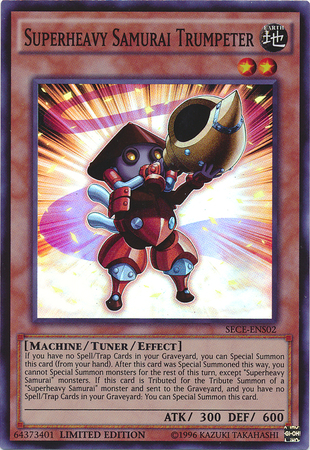 Superheavy Samurai Trumpeter [SECE-ENS02] Super Rare Yu-Gi-Oh!