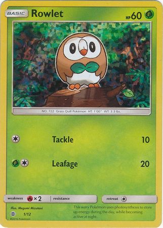 Rowlet (1/12) [McDonald's Promos: 2017 Collection] Pokémon