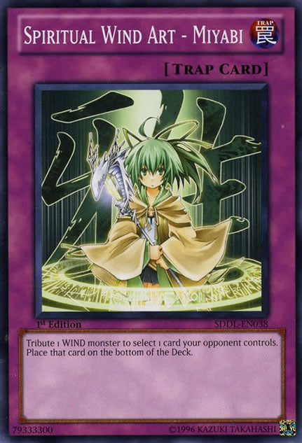 Spiritual Wind Art - Miyabi [SDDL-EN038] Common Yu-Gi-Oh!