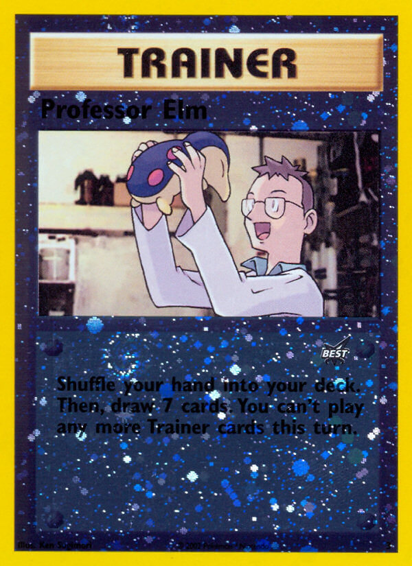 Professor Elm (3) [Best of Promos] Pokémon
