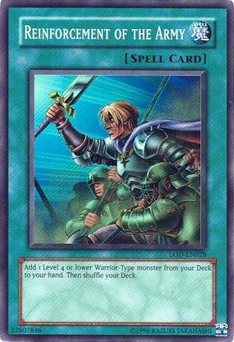 Reinforcement of the Army [LOD-EN028] Super Rare Yu-Gi-Oh!