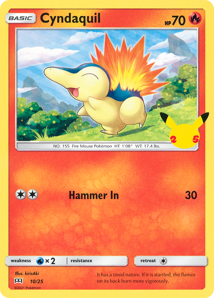 Cyndaquil (10/25) [McDonald's 25th Anniversary] Pokémon