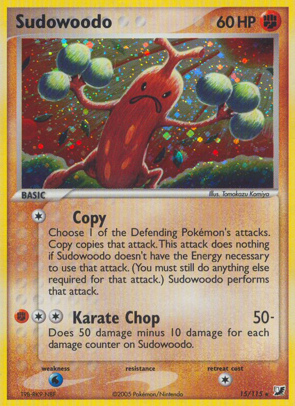 Sudowoodo (15/115) [EX: Unseen Forces] Pokémon