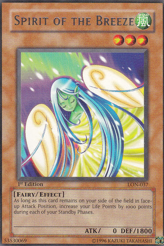 Spirit of the Breeze [LON-037] Rare Yu-Gi-Oh!
