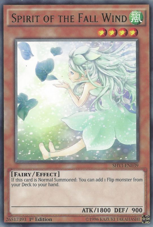 Spirit of the Fall Wind [SHVI-EN039] Rare Yu-Gi-Oh!