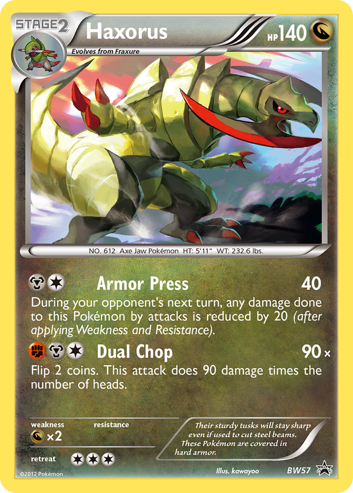 Haxorus (BW57) [Black & White: Black Star Promos] Pokémon