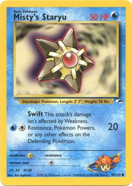 Misty's Staryu (90/132) [Gym Heroes Unlimited] Pokémon