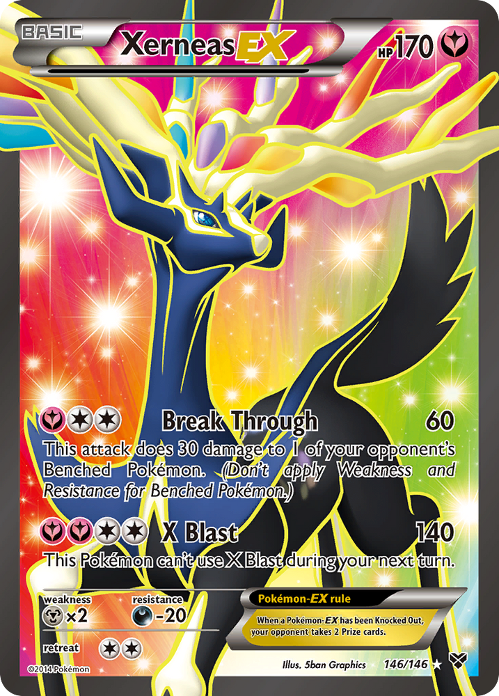 Xerneas EX (146/146) [XY: Base Set] Pokémon