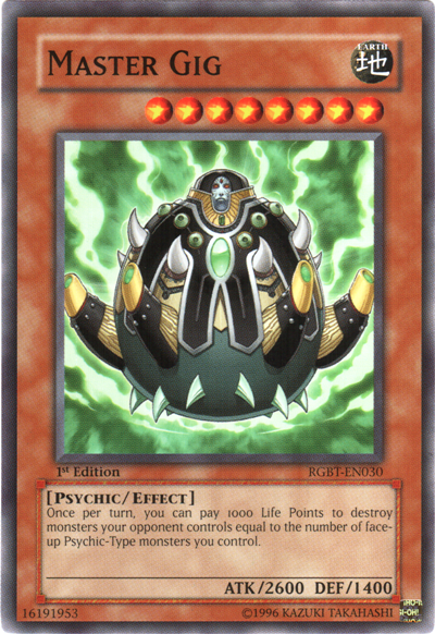 Master Gig [RGBT-EN030] Common Yu-Gi-Oh!