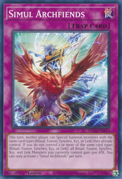 Simul Archfiends [MP23-EN213] Common Yu-Gi-Oh!