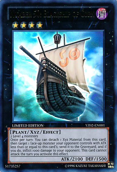 Number 50: Blackship of Corn [YZ02-EN001] Ultra Rare Yu-Gi-Oh!