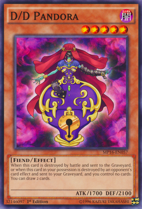 D/D Pandora [MP16-EN057] Common Yu-Gi-Oh!