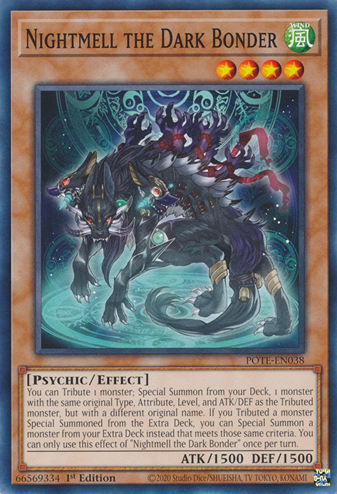 Nightmell the Dark Bonder [POTE-EN038] Common Yu-Gi-Oh!