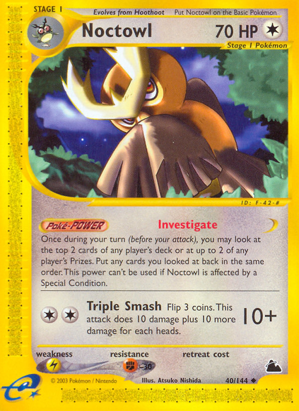 Noctowl (40/144) [Skyridge] Pokémon