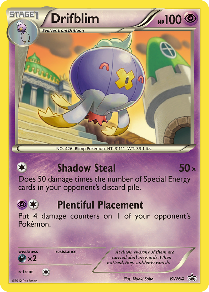 Drifblim (BW64) [Black & White: Black Star Promos] Pokémon