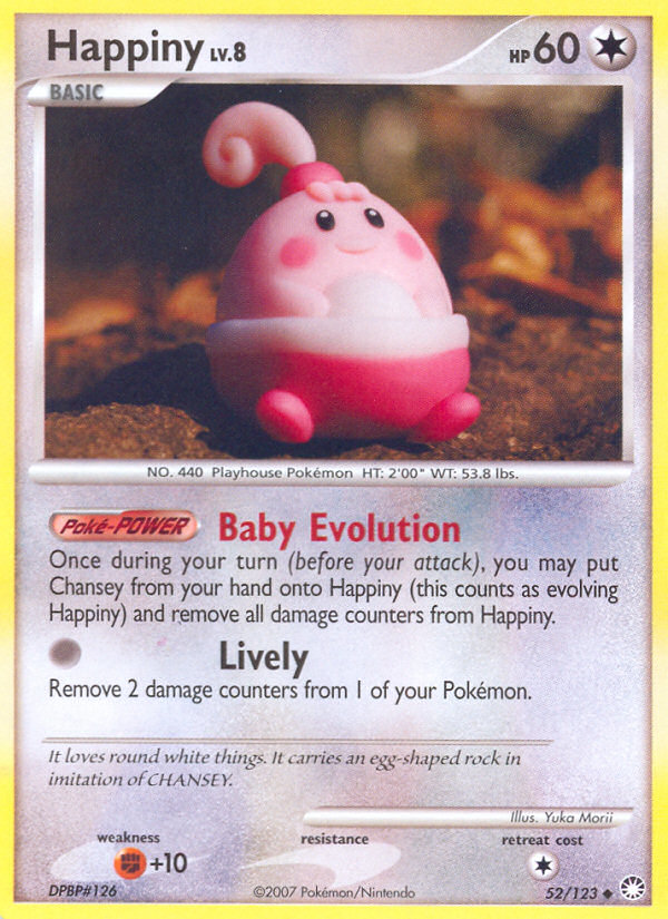 Happiny (52/123) [Diamond & Pearl: Mysterious Treasures] Pokémon