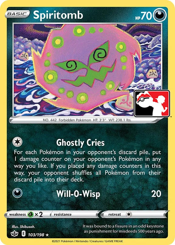 Spiritomb (103/198) [Prize Pack Series One] Pokémon