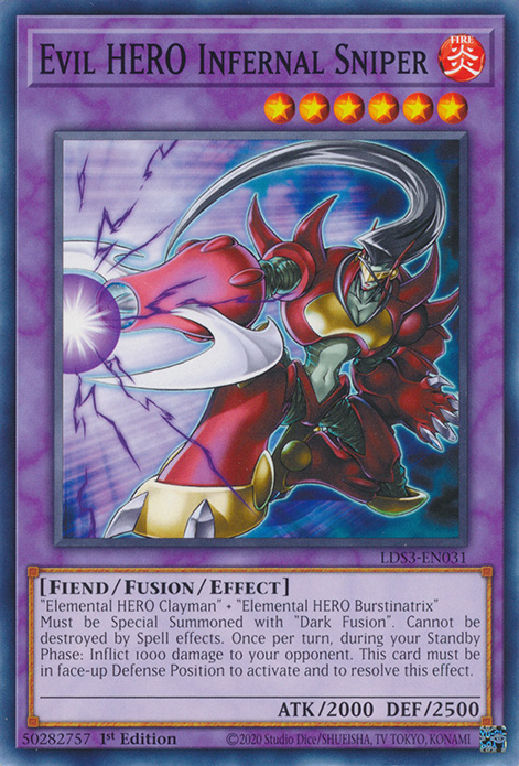 Evil HERO Infernal Sniper [LDS3-EN031] Common Yu-Gi-Oh!